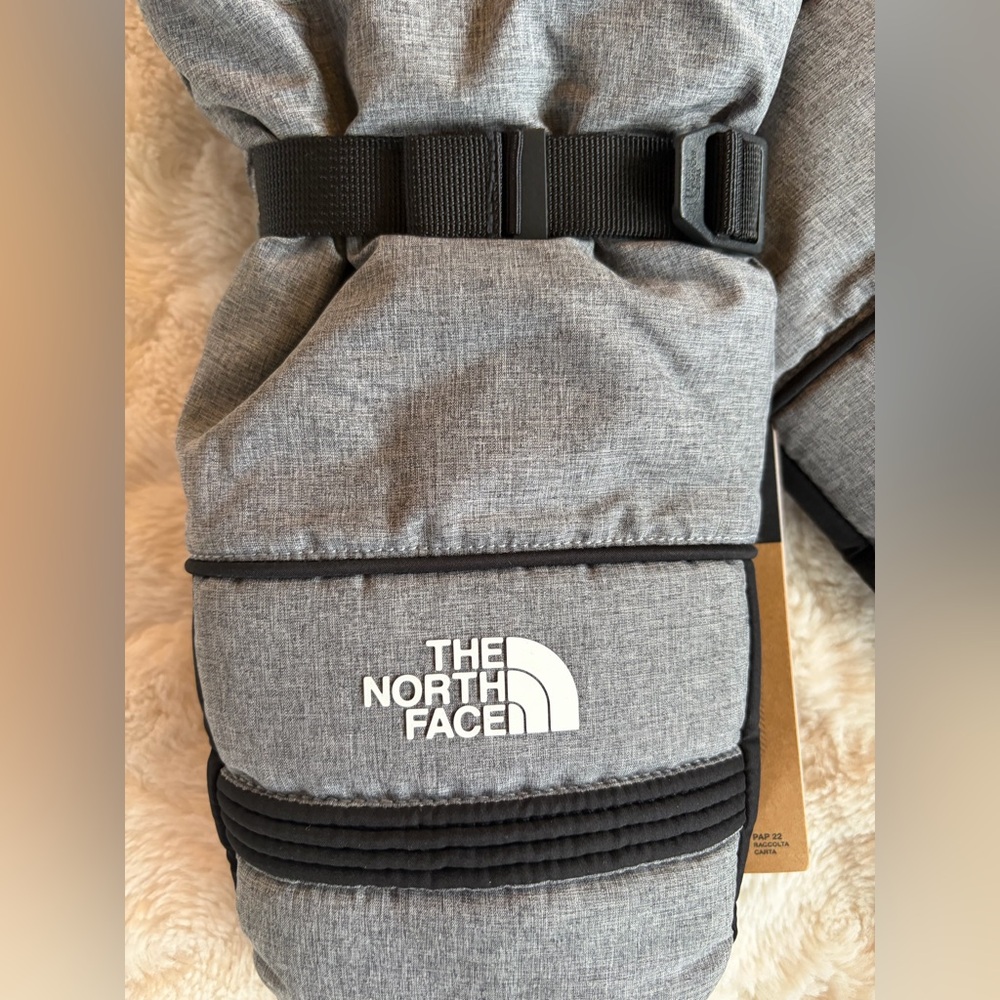 ✨$36✨NWT•The North Face Women’s Montana Ski Mitt Medium Grey Heather XL - Picture 5 of 10